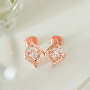 925 Silver Dancing Seed Gemstone Earrings