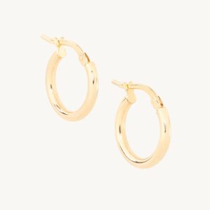 Tubetti Gold Hoop Earrings