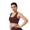Sports Bra With Vest Bra Design And Front Tulle Stitching - Image 2