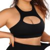 Sports Bra With Leopard-print And Black Splice - Image 2