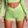 Light Blue Women's Sports Shorts Casual Yoga Wear - Image 7