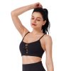 Sports Bra With Front Cross Hollow Design - Image 2