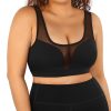 Sports Bra With Vest Bra Design And Front Tulle Stitching - Image 4