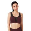 Sports Bra With Vest Bra Design And Front Tulle Stitching