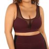 Sports Bra With Vest Bra Design And Front Tulle Stitching - Image 7